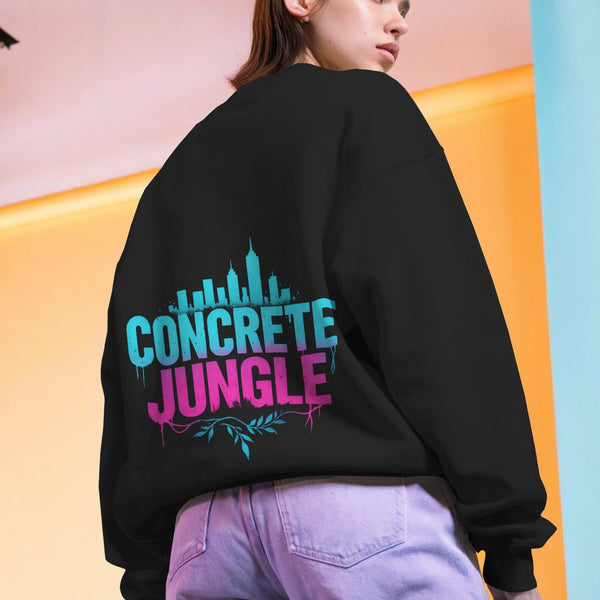 Bio - Pullover mit Rundhalsausschnitt für Damen CONCRETEJUNGLE - Apex Alma
