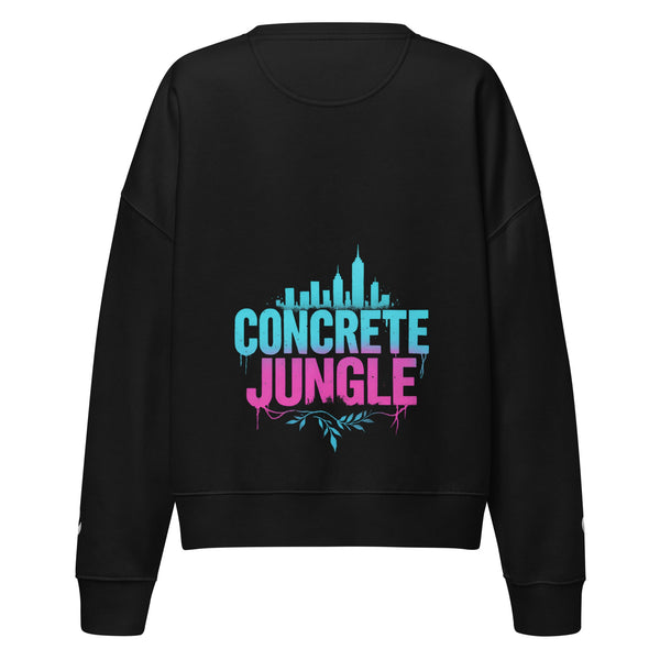 Bio - Pullover mit Rundhalsausschnitt für Damen CONCRETEJUNGLE - Apex Alma