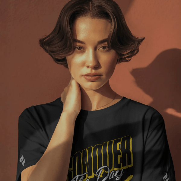 Unisex - Bio - Baumwoll - T-Shirt CONQUER - Apex Alma