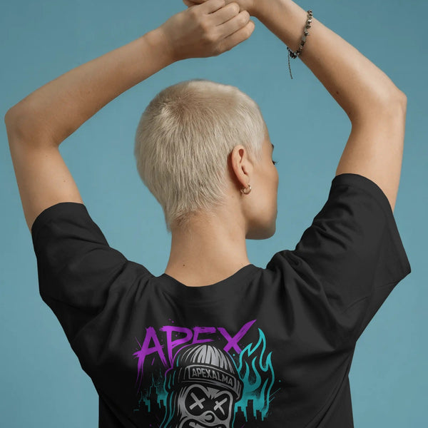 Unisex - Bio - Baumwoll - T-Shirt CRAZY - Apex Alma