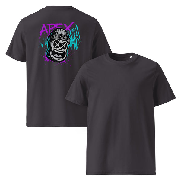 Unisex - Bio - Baumwoll - T-Shirt CRAZY - Apex Alma
