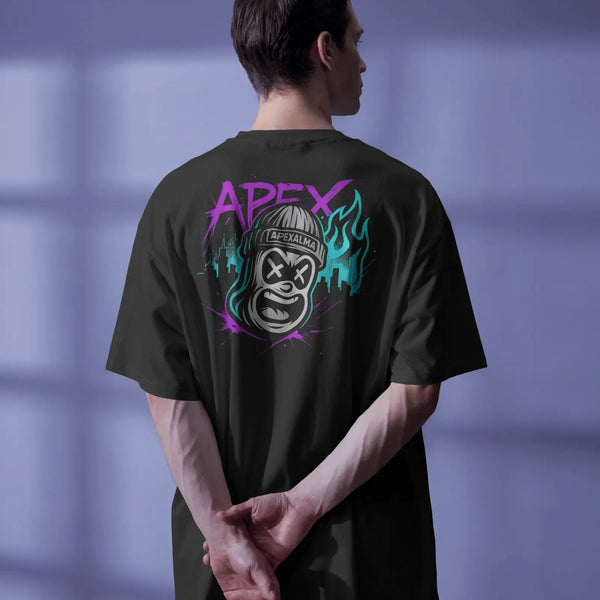 Unisex - Bio - Baumwoll - T-Shirt CRAZY - Apex Alma