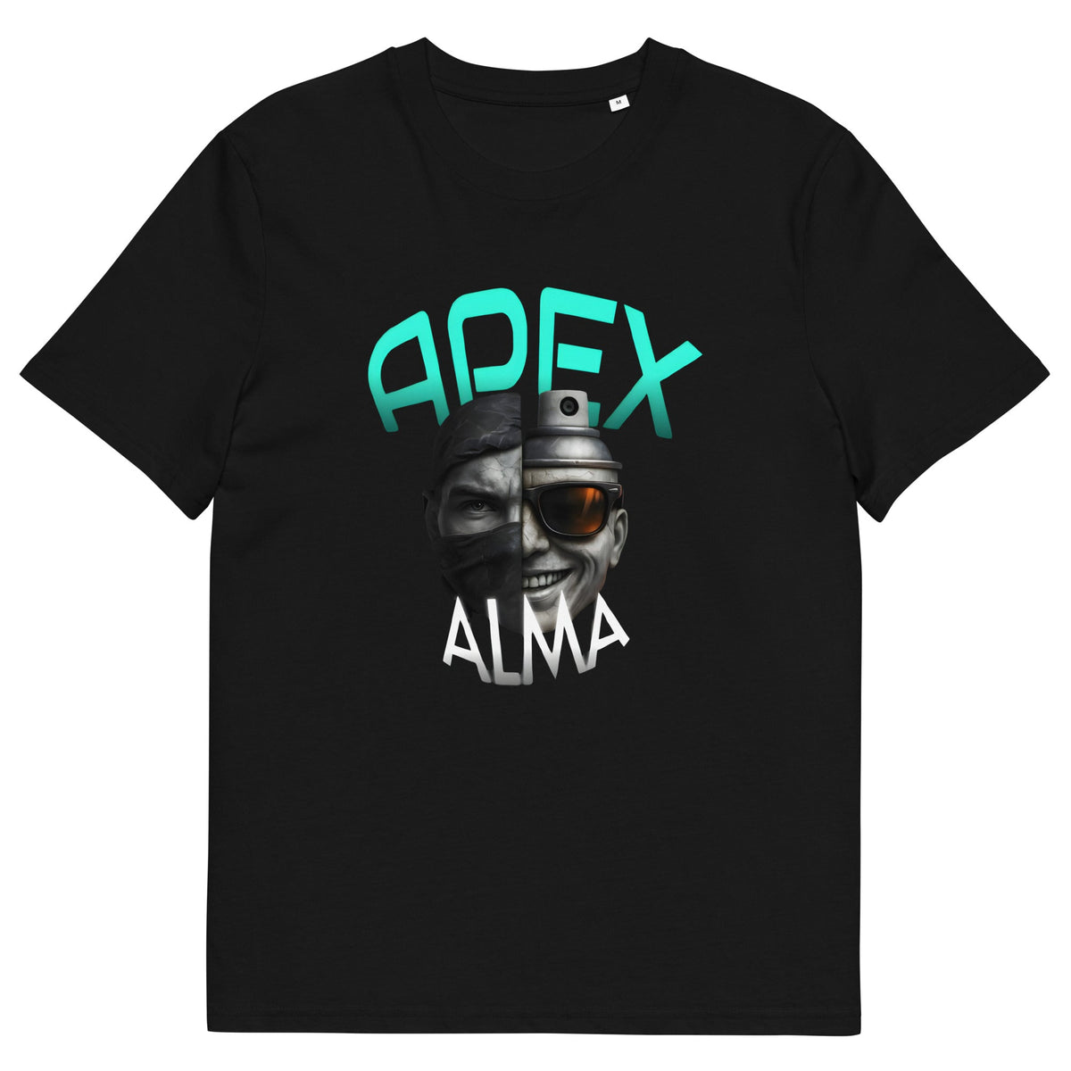 Unisex - Bio - Baumwoll - T-Shirt DUALAPEX - Apex Alma
