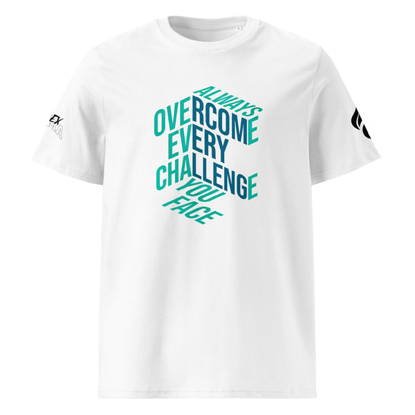 Unisex - Bio - Baumwoll - T-Shirt OVERCOME - Apex Alma