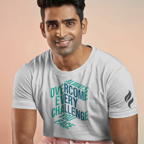 Unisex - Bio - Baumwoll - T-Shirt OVERCOME - Apex Alma
