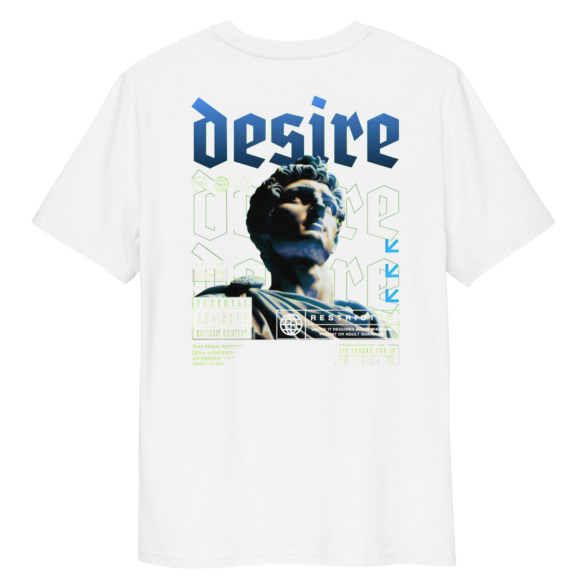Unisex Bio - T-Shirt mit Rippkragen DESIRE - Apex Alma