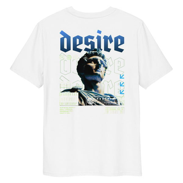 Unisex Bio - T-Shirt mit Rippkragen DESIRE - Apex Alma