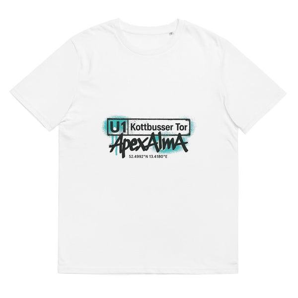 Unisex Bio - T-Shirt mit Rippkragen KOTTBUSSERTOR - Apex Alma