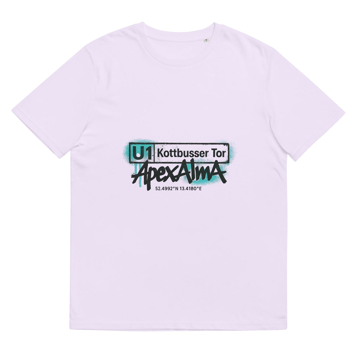Unisex Bio - T-Shirt mit Rippkragen KOTTBUSSERTOR - Apex Alma