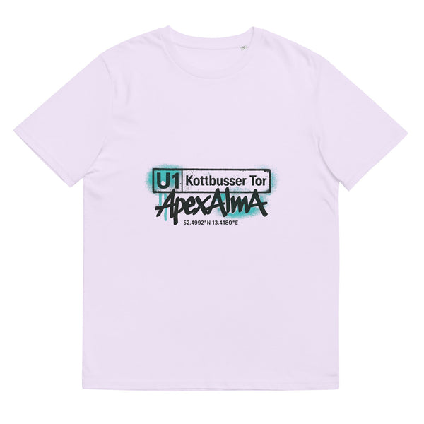 Unisex Bio - T-Shirt mit Rippkragen KOTTBUSSERTOR - Apex Alma