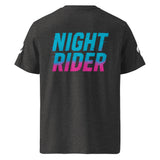 Unisex Bio - T-Shirt mit Rippkragen NIGHTRIDER - Apex Alma